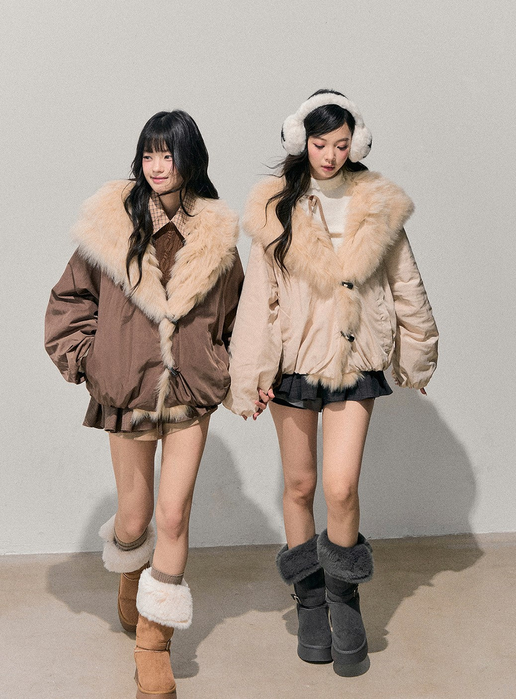 Large Fur Collar Down Jacket DIA0719