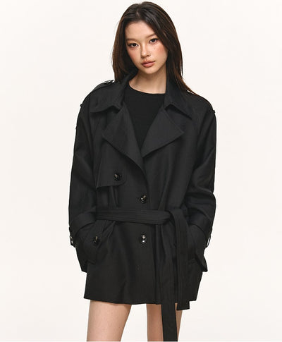 Classic Oversized Collar Trench Coat ANA0110