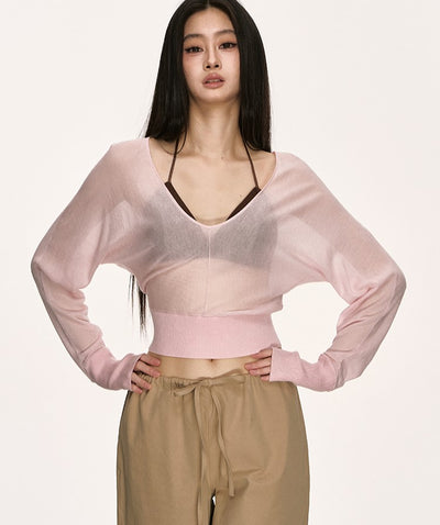 V-neck Loose Layered Top ANA0011