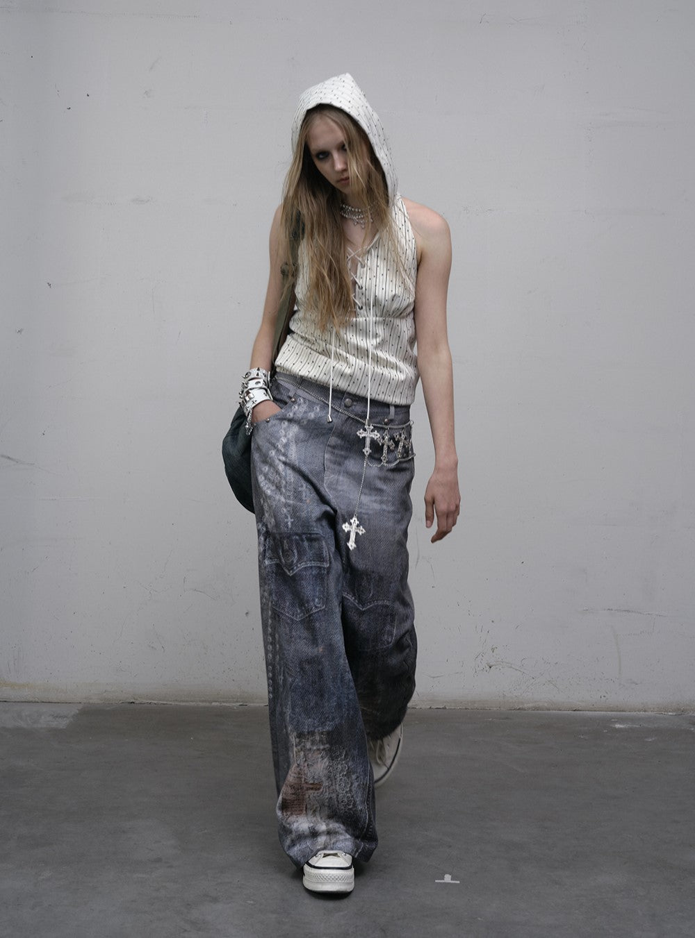 Digital Printing Denim Pants NOR0166