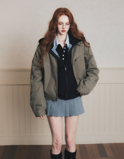Retro Silhouette Workwear Jacket LUL0185