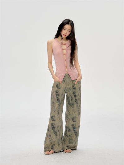 Leopard Print Jeans CUR0215