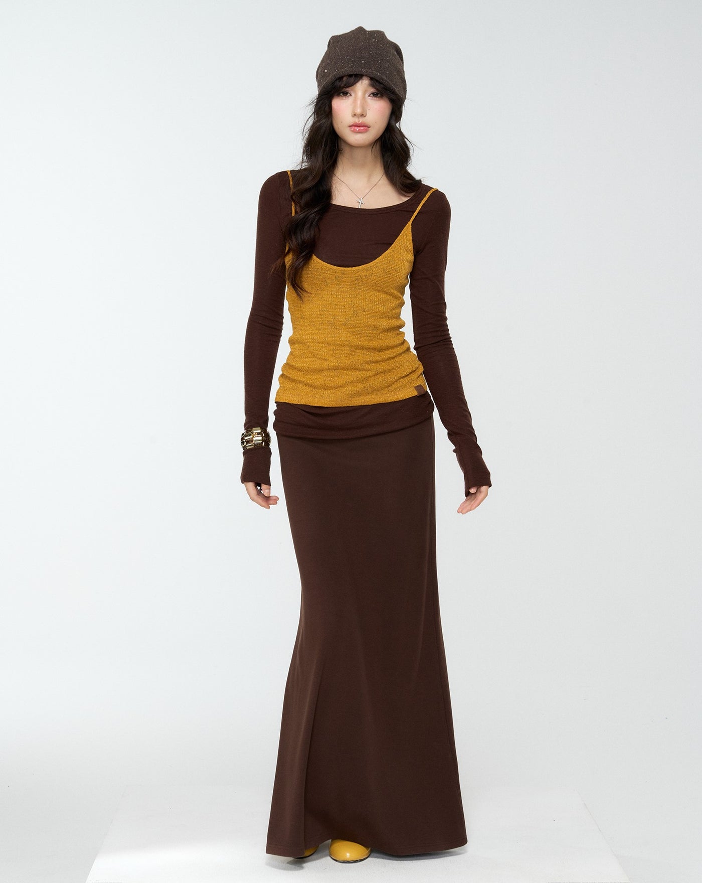 Two-Piece Basic Top+Camisole 4MU0176