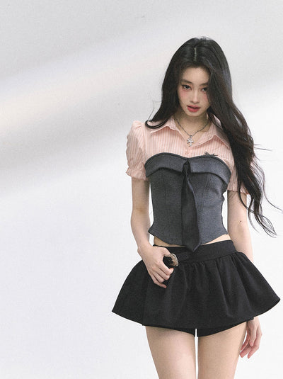 American  Stripes Short Sleeve Shirt DIA0480