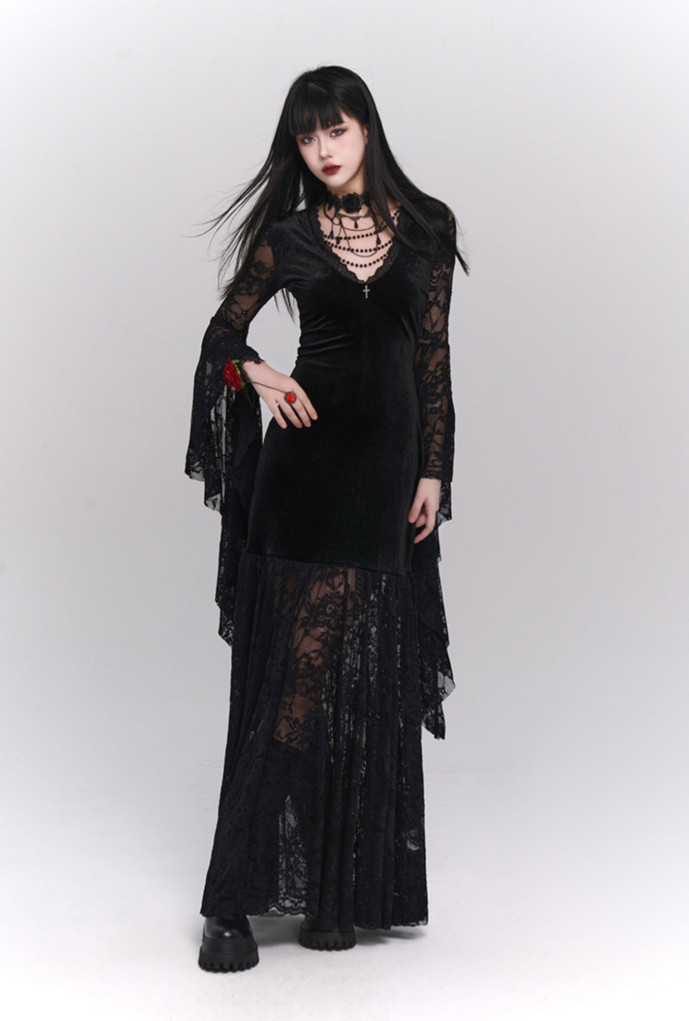 Gothic Style French Retro Subculture Dress LAD0117