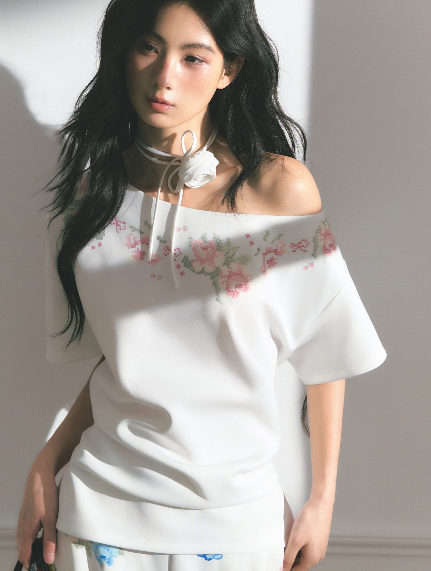 Rose Choker/Lace Short Skirt SAL0169