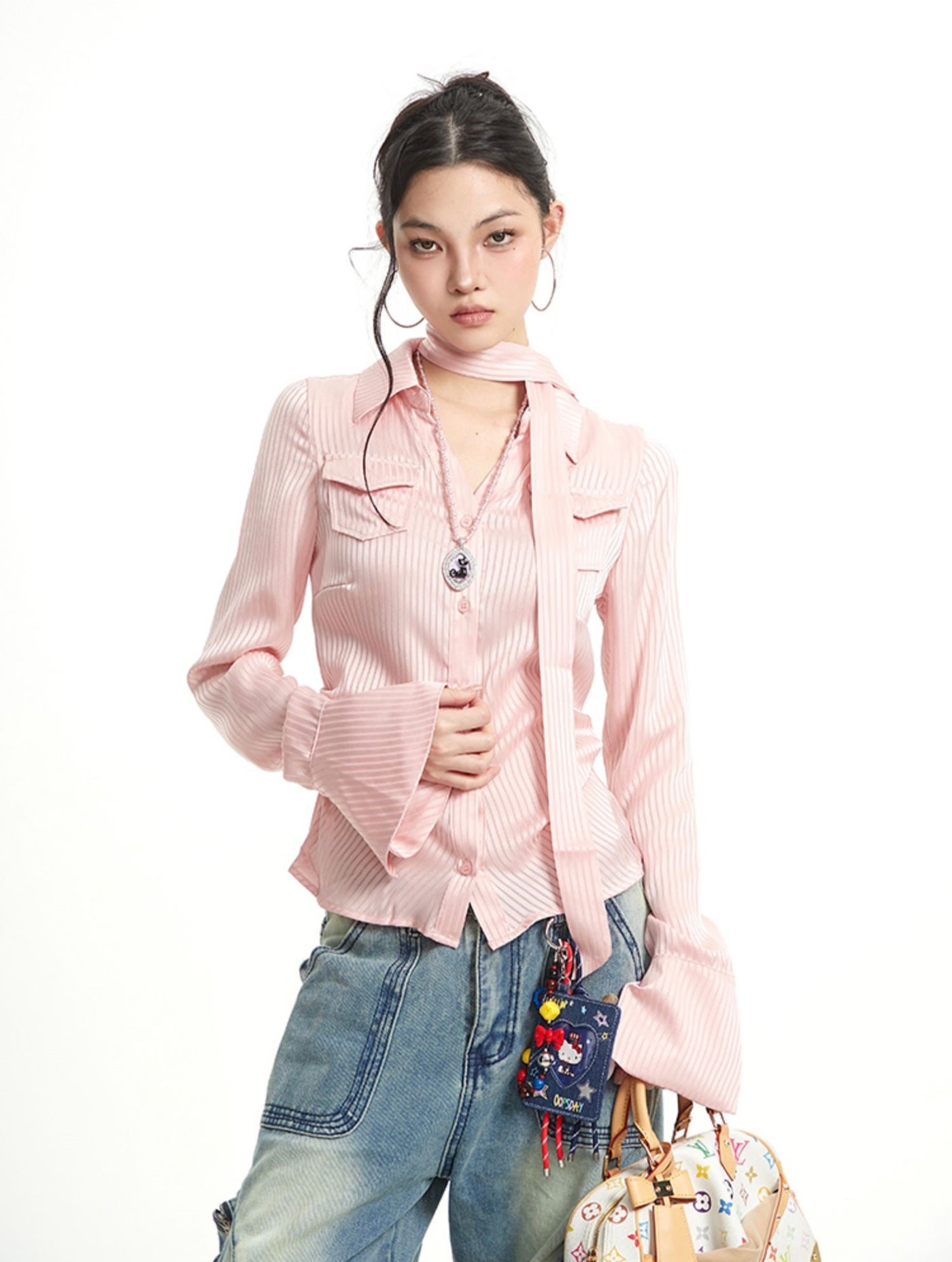 American Retro Plaid Slim Shirt UNC0259