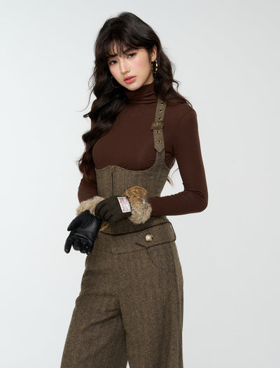 High-End Suit Tweed Vest/Pants 4MU0182