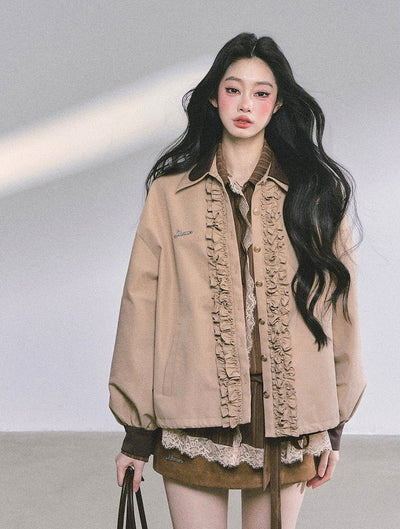 High-end French Lace Jacket/Skirt DIA0589