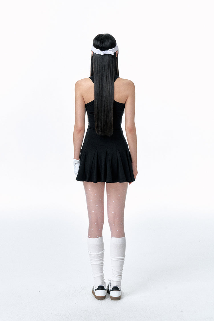 Slim Waist High-end Sleeveless Dress CUR0083