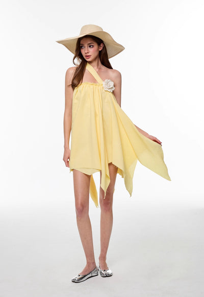 Yellow Flower Multi-wear Dress 4MU0130