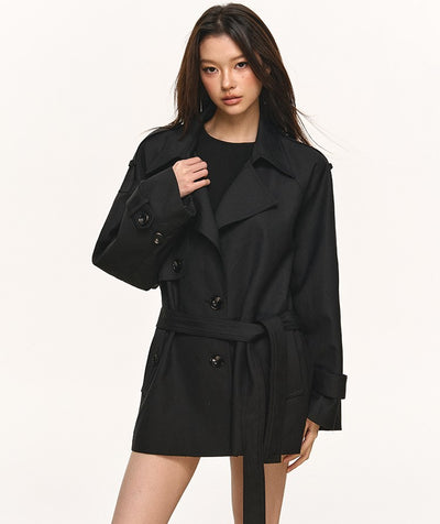 Classic Oversized Collar Trench Coat ANA0110