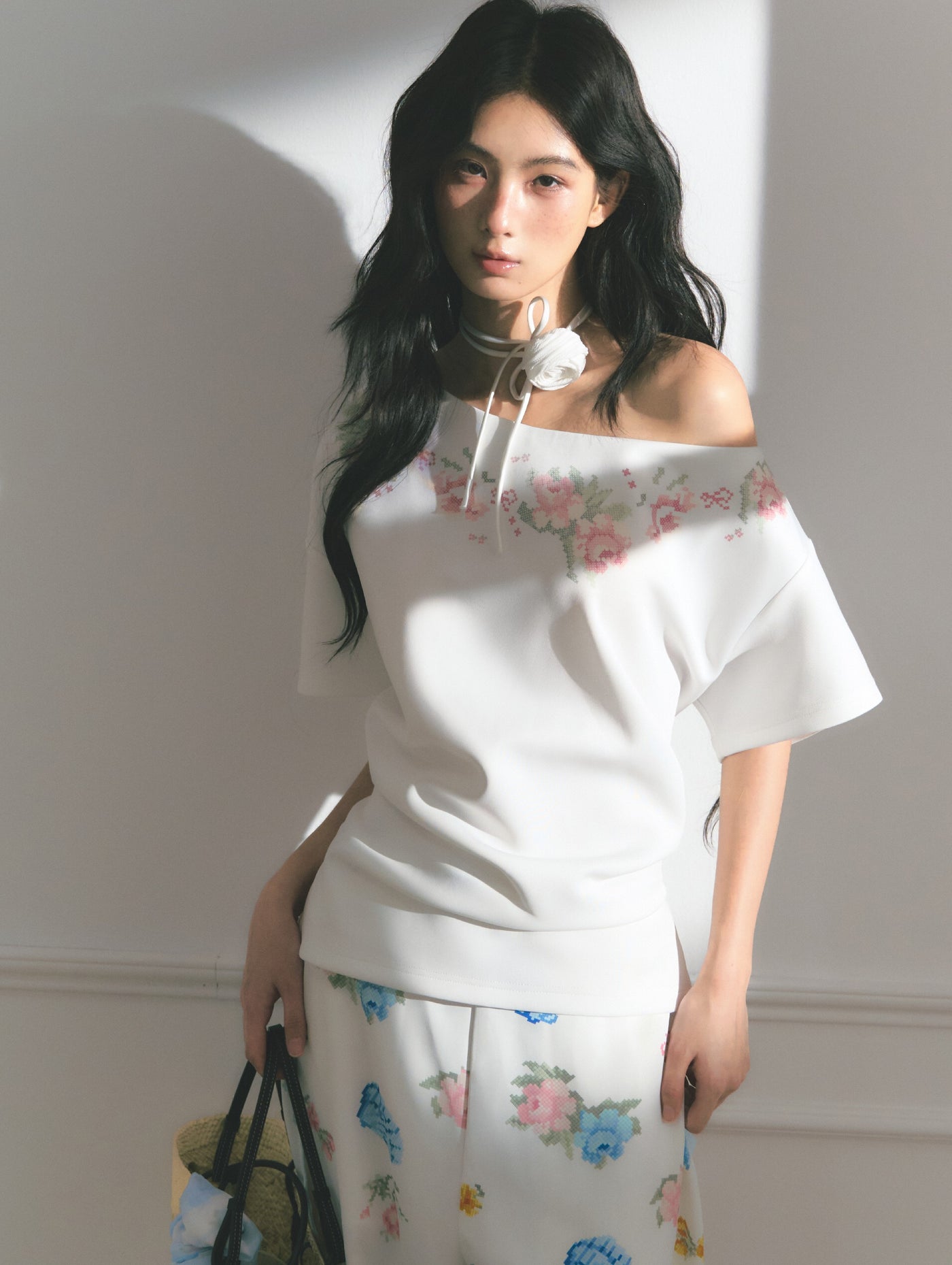 Rose Choker/Lace Short Skirt SAL0169