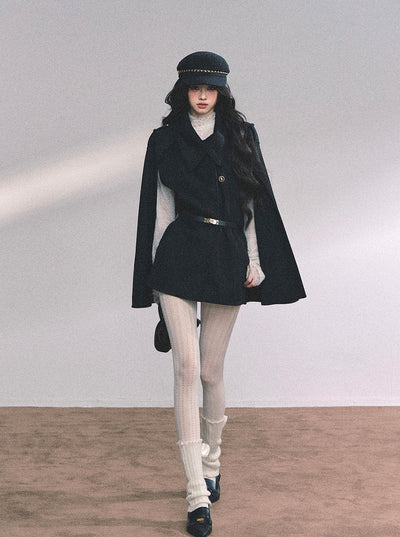 French-style Suit Black Jacket DIA0643