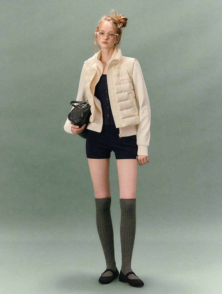 Lightweight Stand Collar Down Vest LAL0235