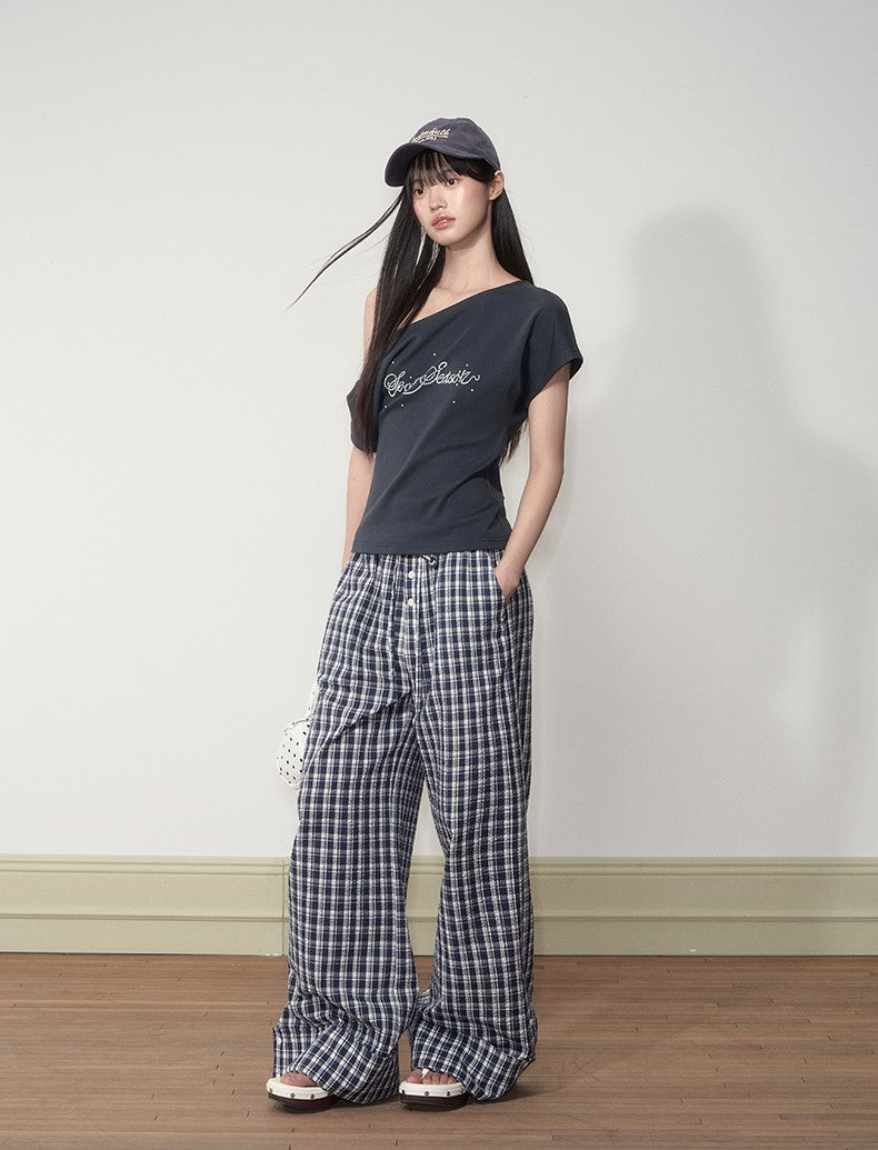 Twisted Diamond Pearl Casual T-shirt SOO0009