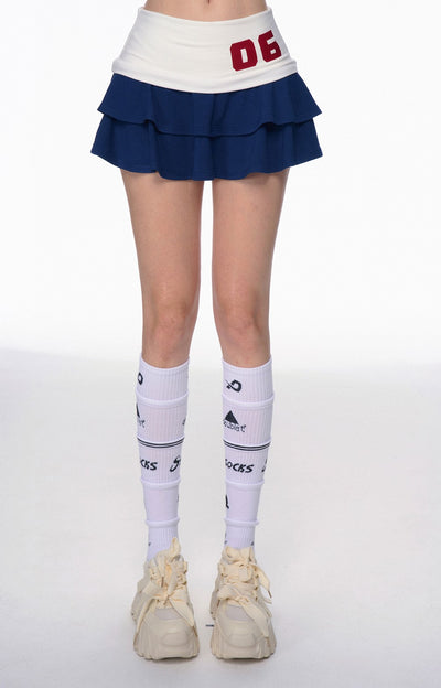 American Sports Casual T-shirt/Short Skirt DIA0179