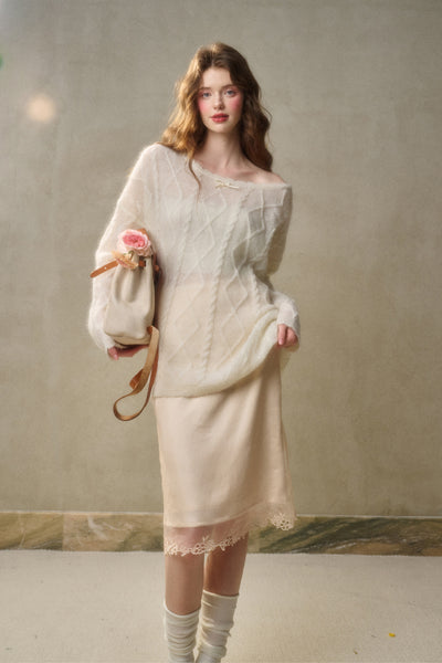 Lazy Relaxed Jacquard Knit GRO0110
