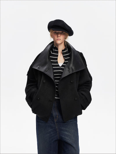 Batwing Sleeves Large Lapel Jacket SAL0202