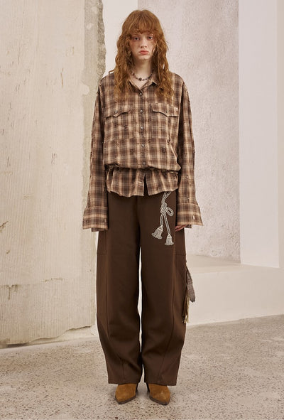 Retro Pocket Plaid Shirt DID0249