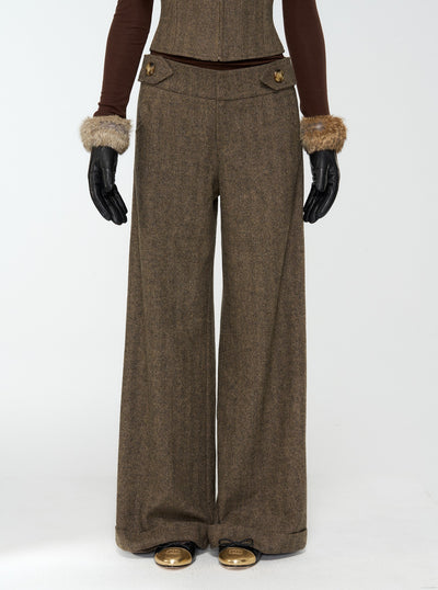 High-End Suit Tweed Vest/Pants 4MU0182