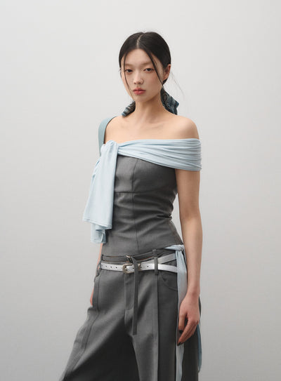 Tube Top/Casual Suit Pants LAL0165