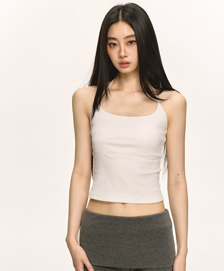 Halter Neck Short Camisole ANA0024