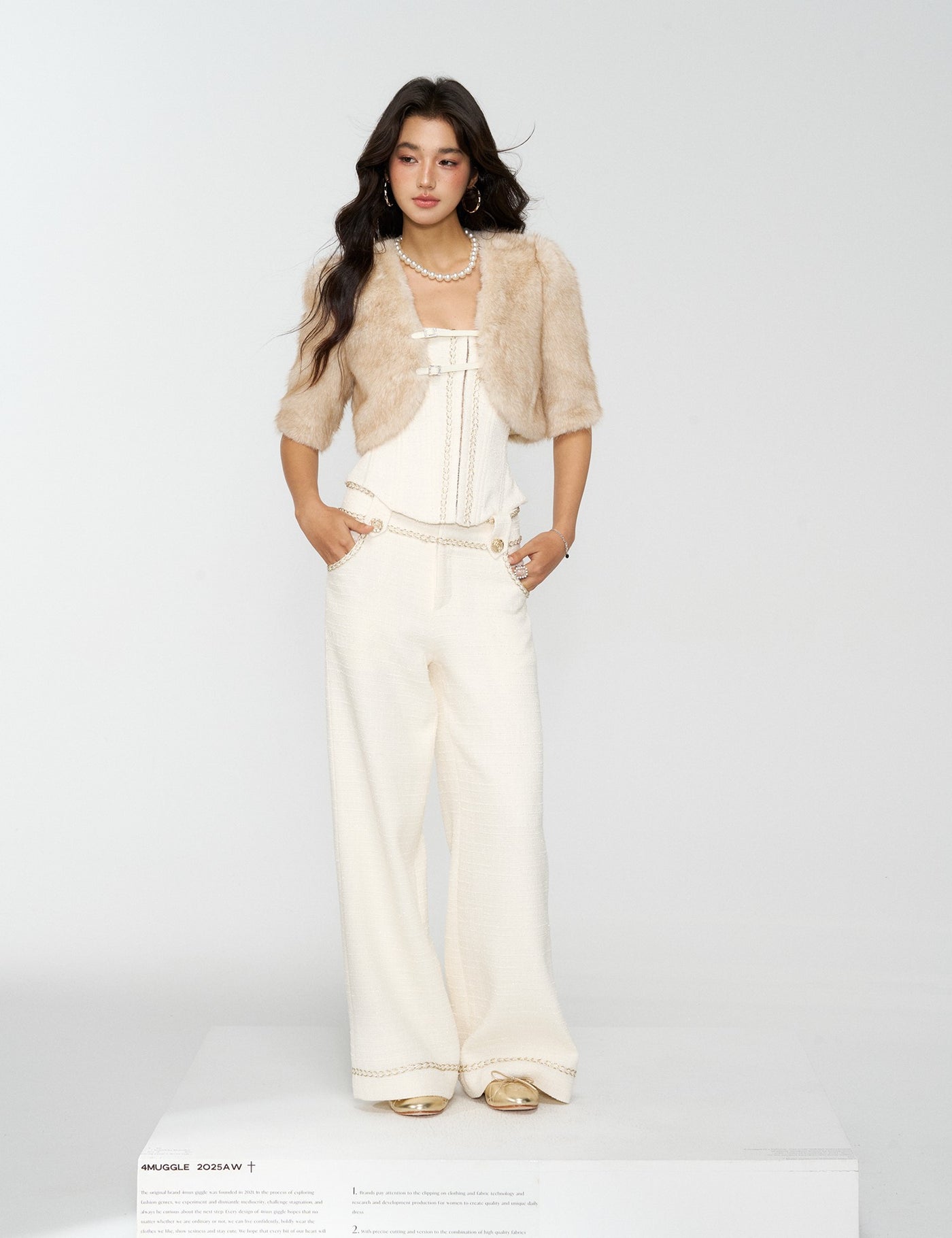 Eco-Friendly Fur Short Jacket 4MU0166