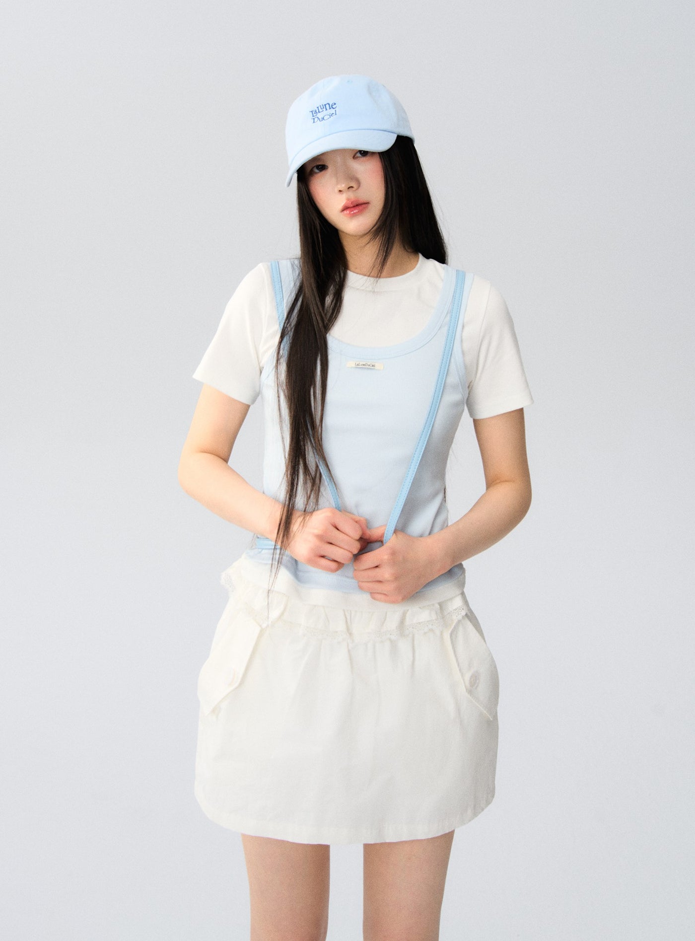 Fake Two-piece Layered T-shirt LAL0172