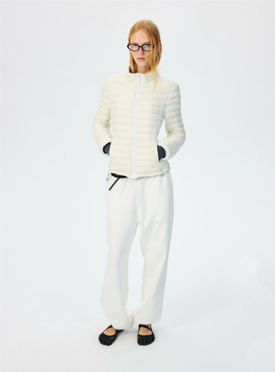 Quilted Lightweight Stand Collar Down Jacket CUR0264