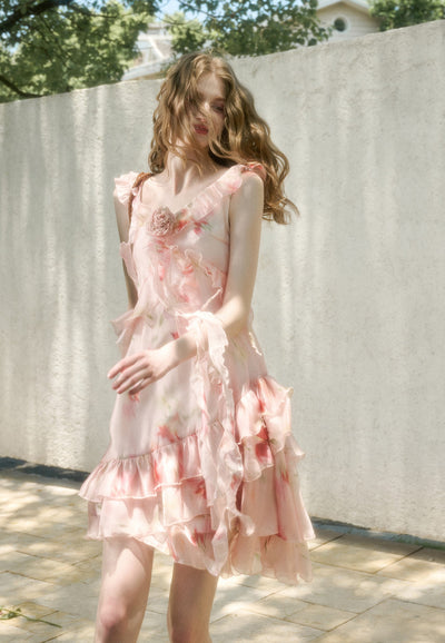 French Irregular Fairy Dress GRO0166