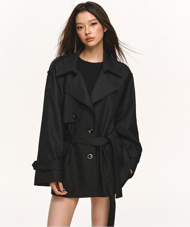 Classic Oversized Collar Trench Coat ANA0110