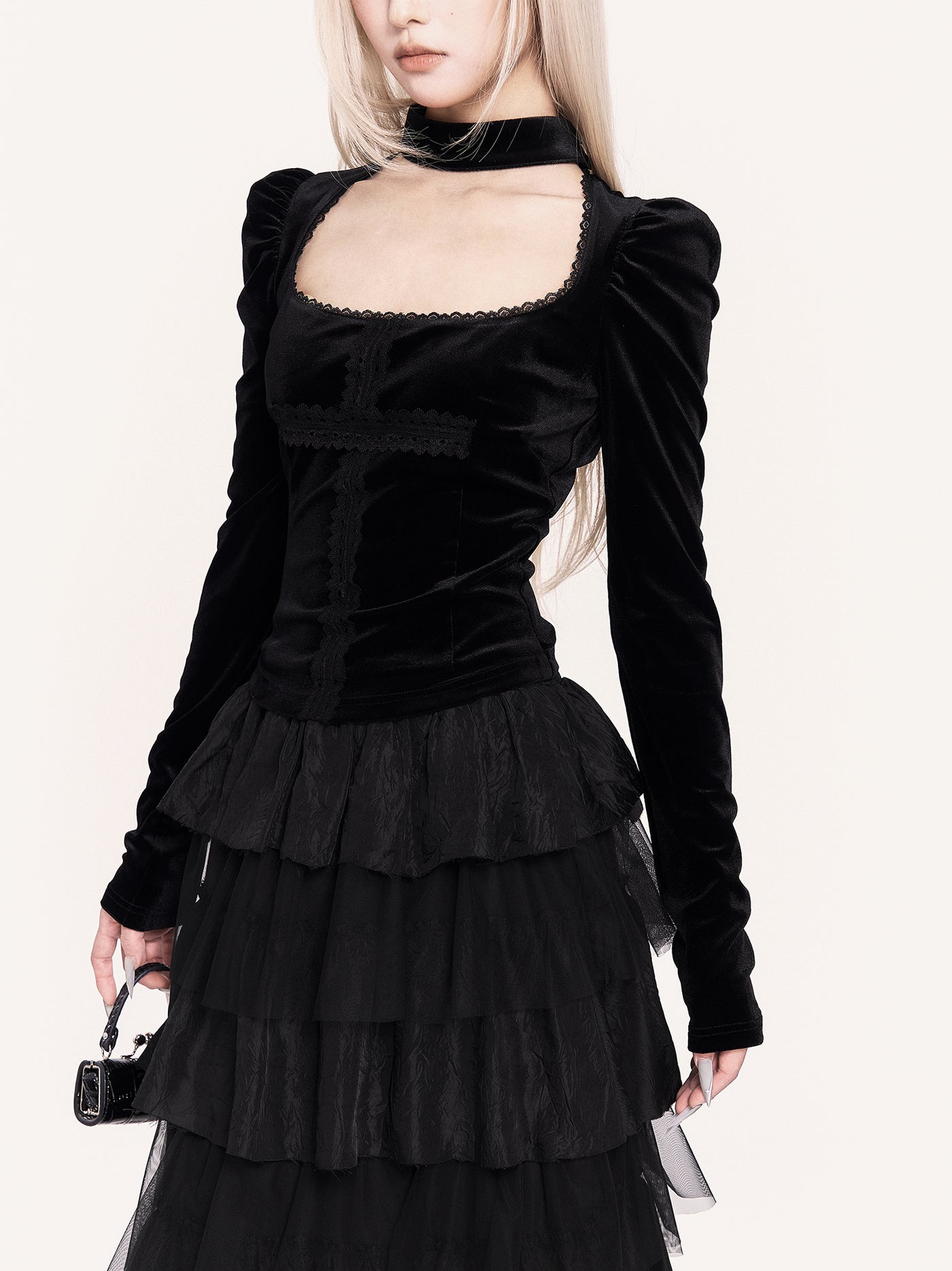 Romantic Fairy Layered Mesh Cake Long Skirt VOC0464