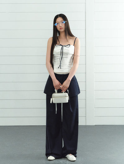 Wide-leg Fake two-piece Skirt Pants LAL0205