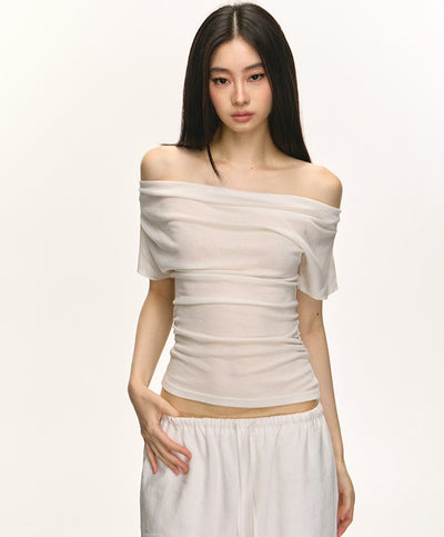 Swing Collar Short-sleeved T-shirt ANA0046