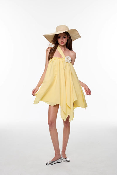Yellow Flower Multi-wear Dress 4MU0130