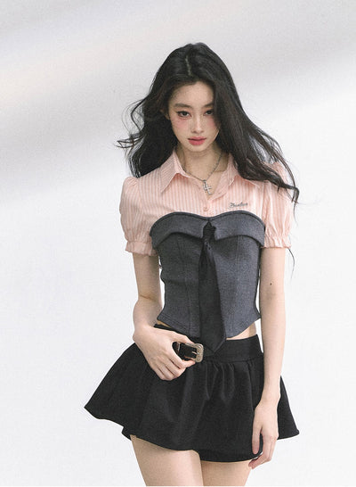 American  Stripes Short Sleeve Shirt DIA0480