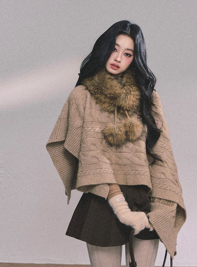 Imitation Fur Collar Scarf DIA0622