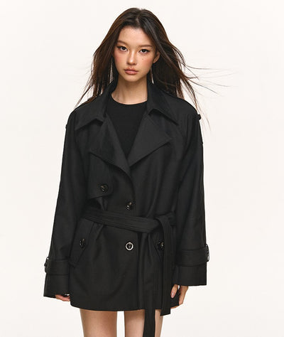 Classic Oversized Collar Trench Coat ANA0110