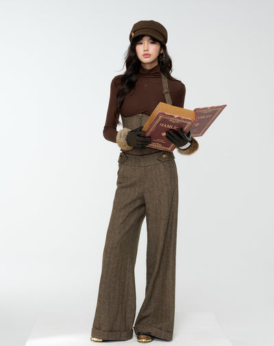 High-End Suit Tweed Vest/Pants 4MU0182