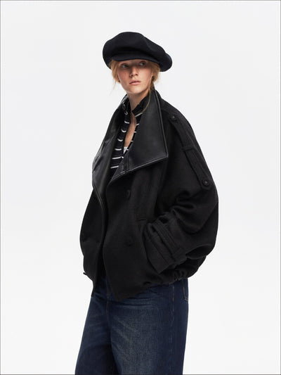 Batwing Sleeves Large Lapel Jacket SAL0202