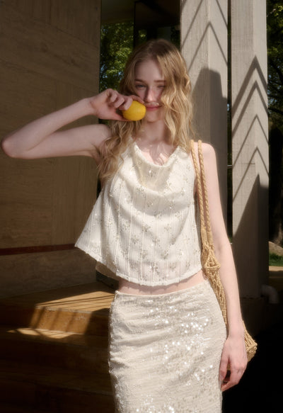 Clouds Embroidered Fairy Top/Skirt GRO0152