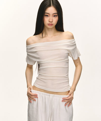 Swing Collar Short-sleeved T-shirt ANA0046
