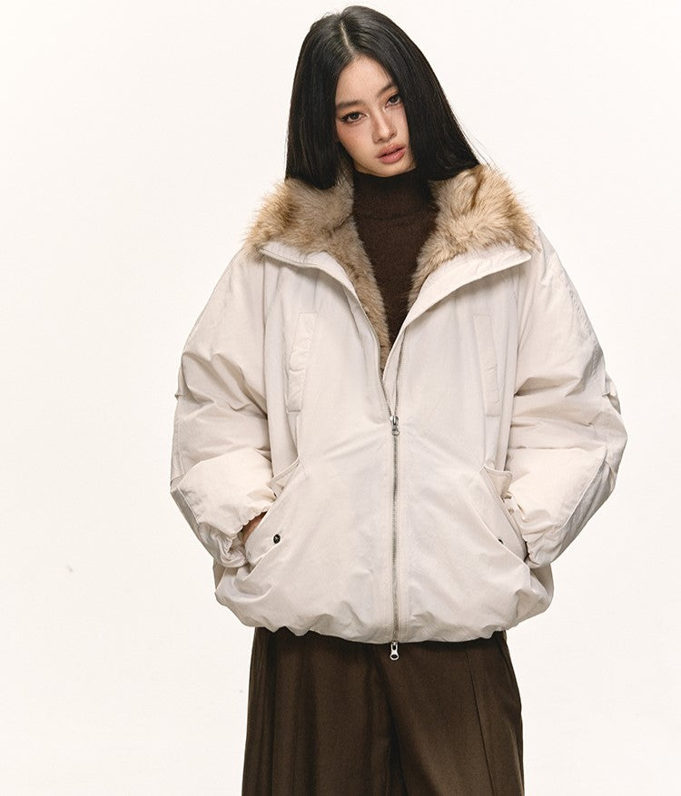 Eco-friendly Fur Collar Down Jacket ANA0079