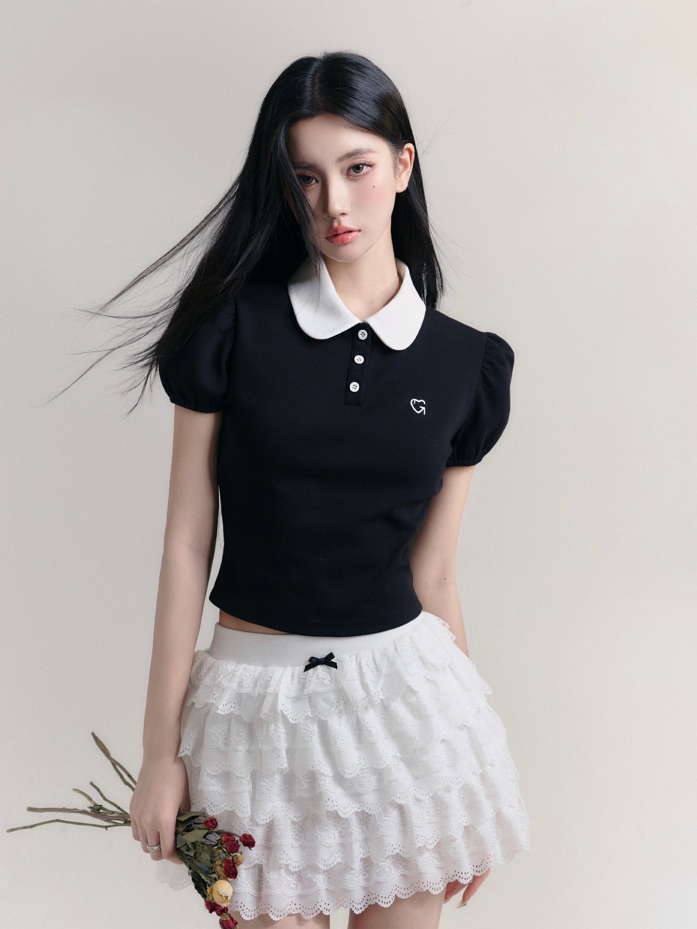 Contrast Color POLO Shirt FRA0174