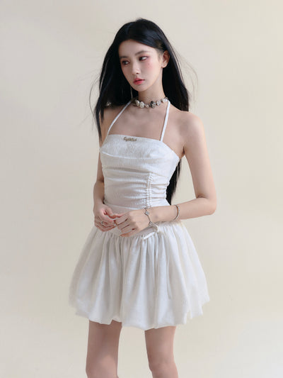 Moonlight Halter Neck Suspender Ballet Dress FRA0183