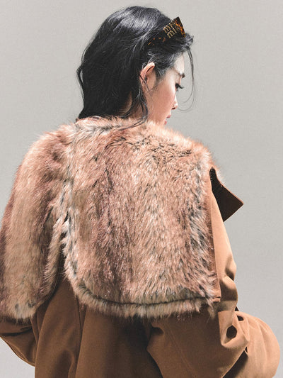 Fur Quilted Warm Coat DIA0664