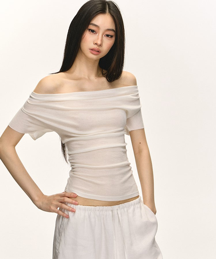 Swing Collar Short-sleeved T-shirt ANA0046