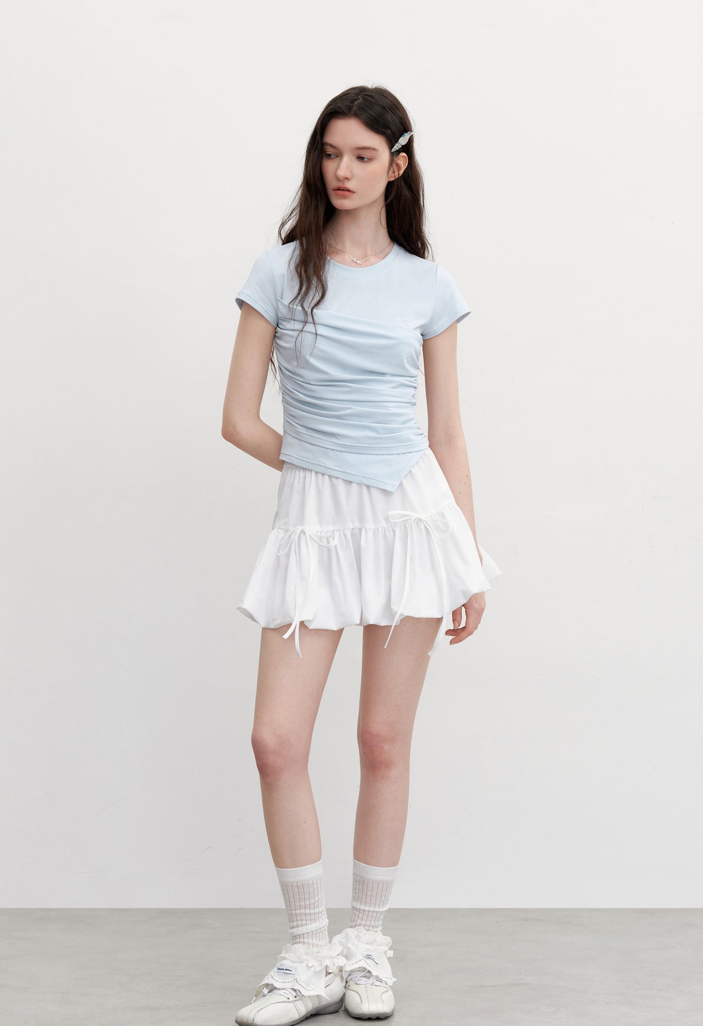 Fake Two-piece Short-sleeved T-shirt AYF0099