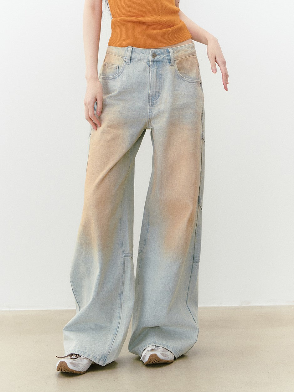 Vintage Blue Straight Jeans VIA0277